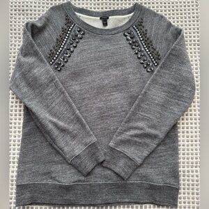 J.Crew jewel crew sweatshirt